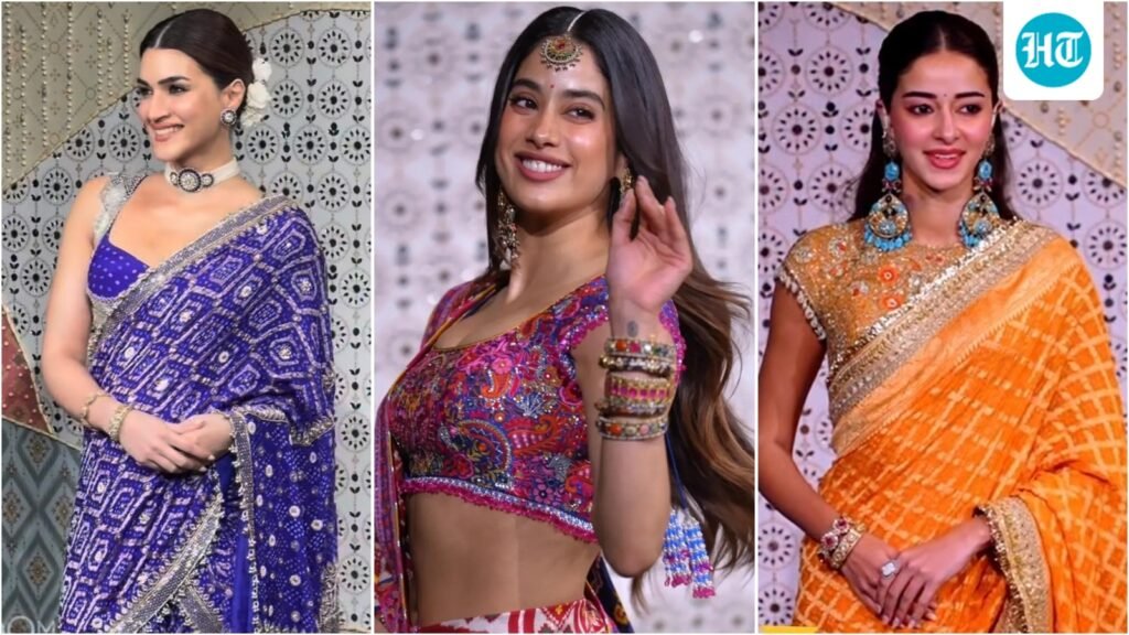 Janhvi Kapoor, Ananya Panday, Madhuri Dixit to Kriti Sanon: Celebs stun in ethnic looks at Ambani’s Ganpati celebrations Janhvi Kapoor, Ananya Panday, Madhuri Dixit to Kriti Sanon: Celebs stun in ethnic looks at Ambani’s Ganpati celebrations