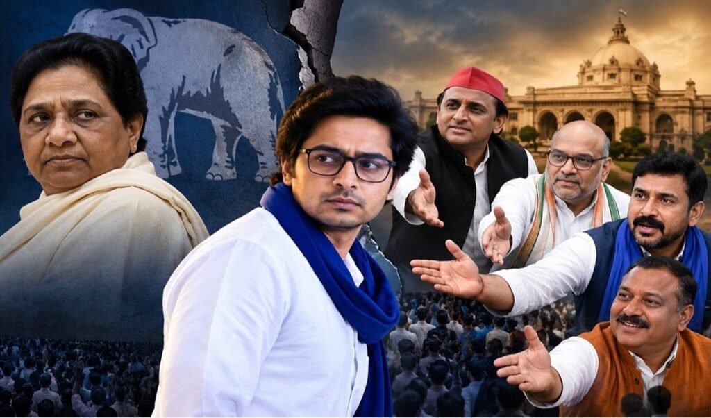 Mayawati ने समझा खत्म हुआ भतीजे का सियासी सफर, मगर BSP से बाहर निकलते ही Akash Anand के लिए लग गयी पार्टियों की कतार Mayawati ने समझा खत्म हुआ भतीजे का सियासी सफर, मगर BSP से बाहर निकलते ही Akash Anand के लिए लग गयी पार्टियों की कतार
