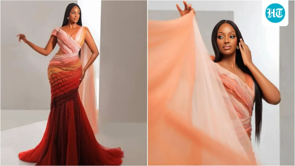 Miss World Uganda’s dramatic gown turns seven layers of C-section into a couture tribute to childbirth Miss World Uganda’s dramatic gown turns seven layers of C-section into a couture tribute to childbirth