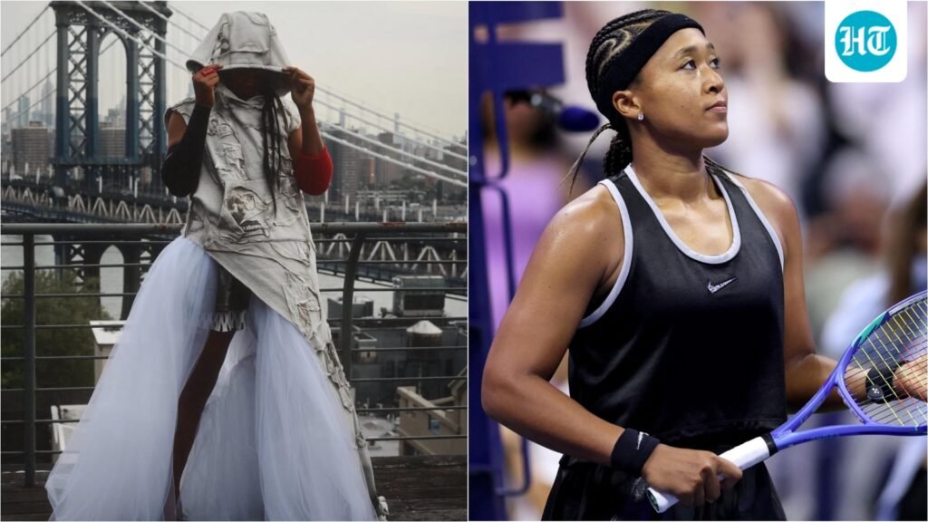 Naomi Osaka stuns in dramatic newspaper-clipping robe at US Open, pays tribute to basketball legend Allen Iverson Naomi Osaka stuns in dramatic newspaper-clipping robe at US Open, pays tribute to basketball legend Allen Iverson