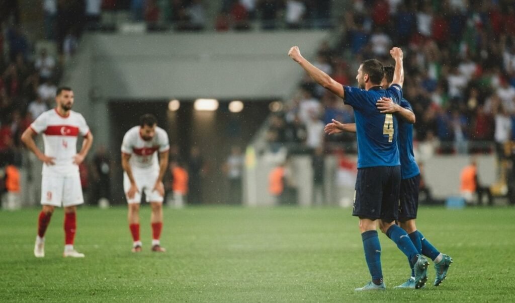 Nations Cup Football: Italy ने तुर्किये को 4-1 से रौंदा, France ने Belgium को हराया Nations Cup Football: Italy ने तुर्किये को 4-1 से रौंदा, France ने Belgium को हराया