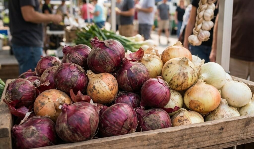 Onion Price Rise: बढ़ती कीमतों को रोकने के लिए Govt ने 17 शहरों में बेचा 4000 Ton Onion Buffer Stock Onion Price Rise: बढ़ती कीमतों को रोकने के लिए Govt ने 17 शहरों में बेचा 4000 Ton Onion Buffer Stock