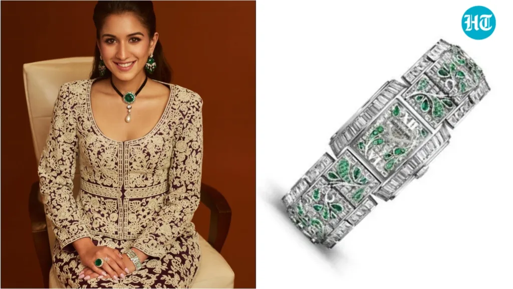 Radhika Merchant wears rare 18K white-gold watch adorned with 1,700+ diamonds and emeralds; know its jaw-dropping price