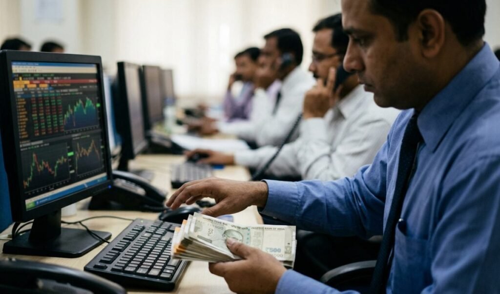 Rupee vs Dollar: अंतरबैंक बाजार में 4 पैसे मजबूत होकर 94.39 पर पहुंचा रुपया Rupee vs Dollar: अंतरबैंक बाजार में 4 पैसे मजबूत होकर 94.39 पर पहुंचा रुपया