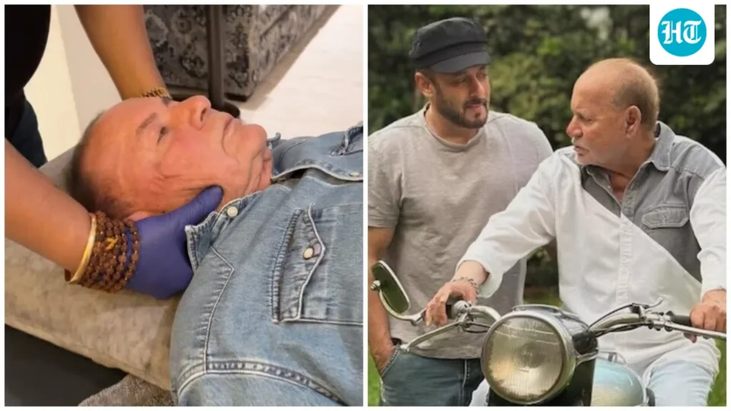 Salman Khan’s 90-year-old father Salim Khan receives chiropractic treatment for pain relief: Watch video