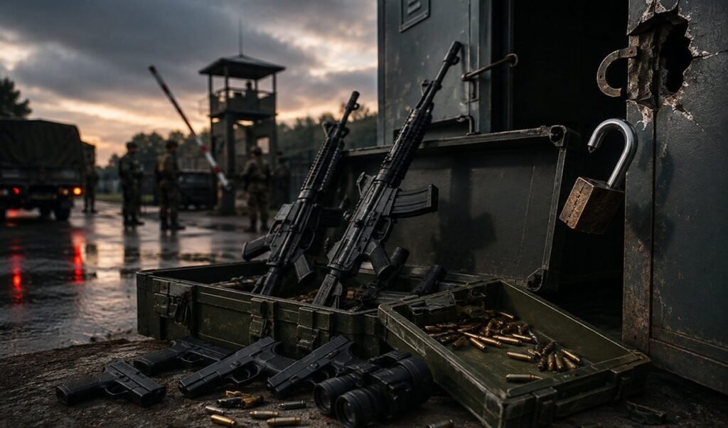 Secunderabad Cantonment Weapons Theft : Army Armoury में लगी सेंध, 4 AK-203 समेत 12 घातक हथियार और गोला-बारूद गायब! Mastermind की तलाश तेज