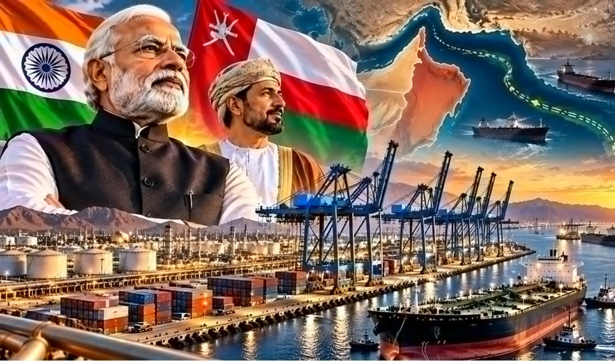 Strait of Hormuz और Bab-el-Mandeb पर संकट आया तो क्या हुआ? Modi ने खोज लिया नया रास्ता! Oman के Sohar Port से दे दबादब तेल आयेगा India Strait of Hormuz और Bab-el-Mandeb पर संकट आया तो क्या हुआ? Modi ने खोज लिया नया रास्ता! Oman के Sohar Port से दे दबादब तेल आयेगा India