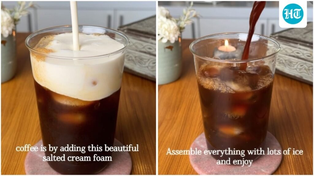 Switch up your morning caffeine fix: Try this recipe for salted cream coffee that blends sweet and savoury flavours