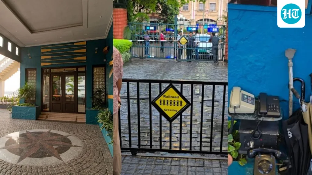 This unique Kolkata hotel has a railway track at its entrance where trains pass right by. Watch video