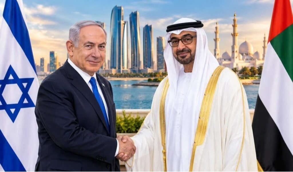 UAE President से मिले PM Benjamin Netanyahu, Iran ने दौरे को बताया क्षेत्र के लिए खतरा UAE President से मिले PM Benjamin Netanyahu, Iran ने दौरे को बताया क्षेत्र के लिए खतरा