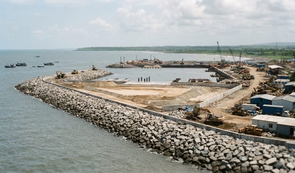 Vadhvan Port परियोजना की प्रगति की समीक्षा, जहाजरानी सचिव ने काम समय पर पूरा करने के दिए निर्देश Vadhvan Port परियोजना की प्रगति की समीक्षा, जहाजरानी सचिव ने काम समय पर पूरा करने के दिए निर्देश