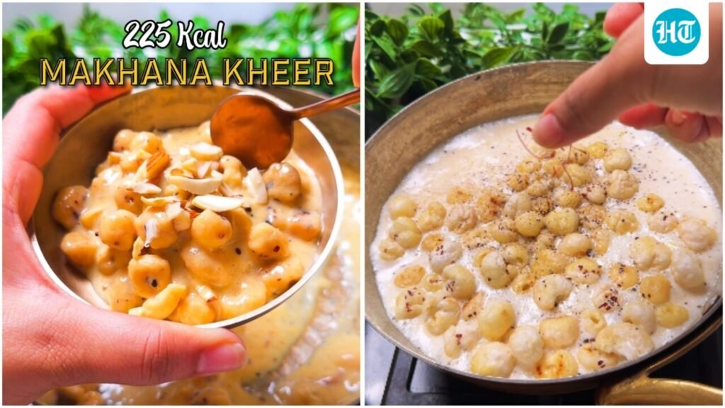 Want a guilt-free, desi sweet treat? Try this nutritionist-approved recipe for caramel makhana kheer with 0 added sugar