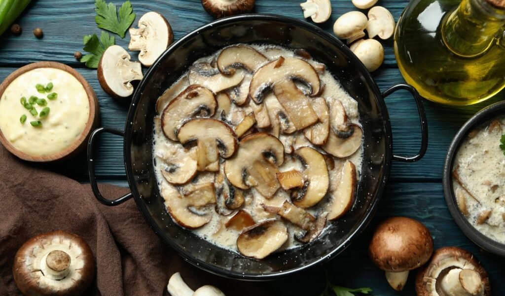 easy creamy mushroom and white rajma recipe step by step easy creamy mushroom and white rajma recipe step by step
