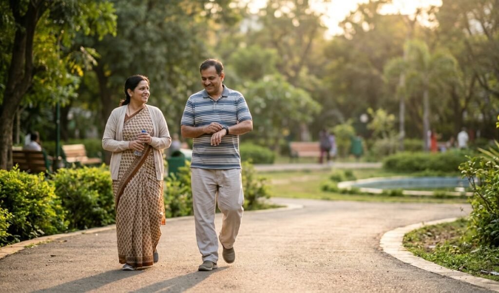 health experts say walking after lunch and dinner helps manage diabetes