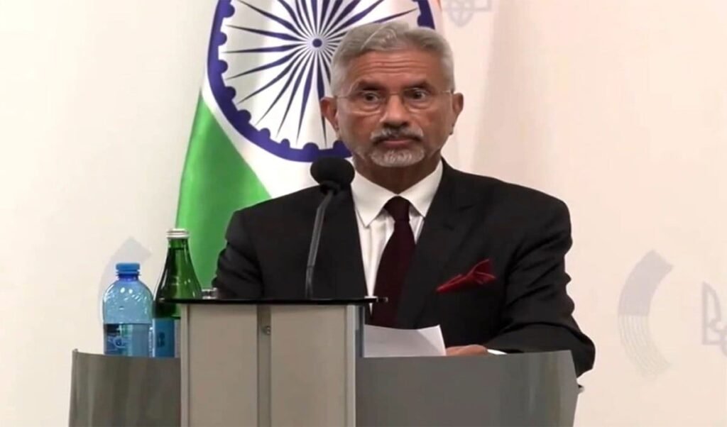 jaishankar stated that diplomacy is the only way forward