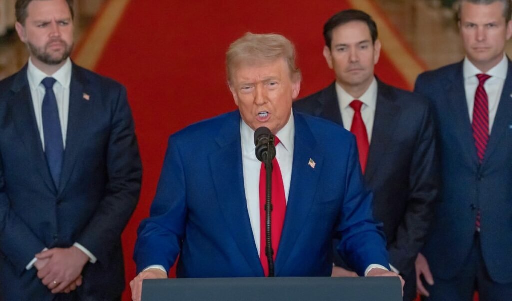 oil prices will drop donald trump bold claim tehran threatens to destroy us bases