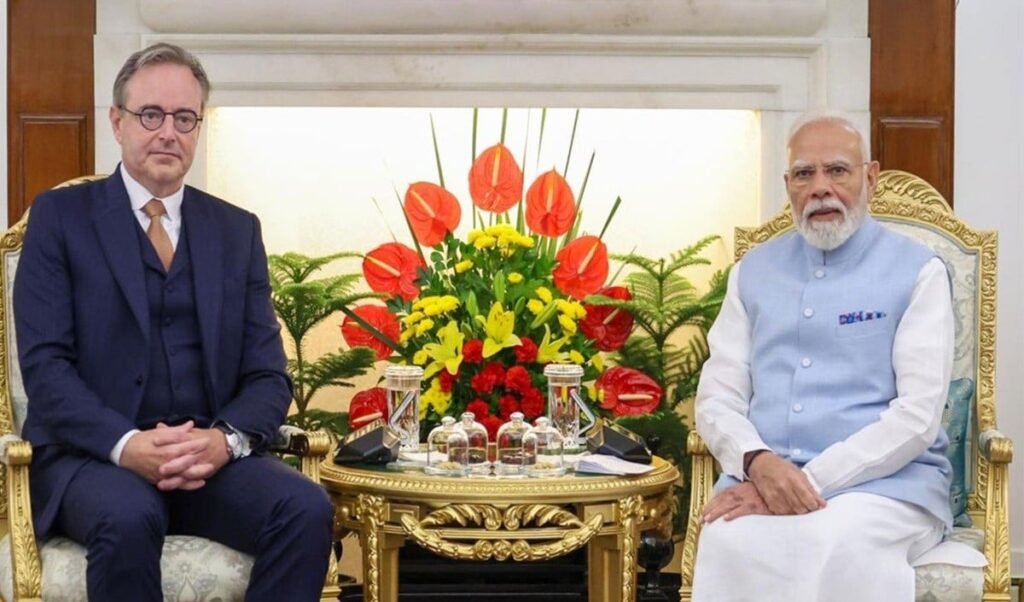 pm modi and bart de wever hold a major meeting in new delhi pm modi and bart de wever hold a major meeting in new delhi