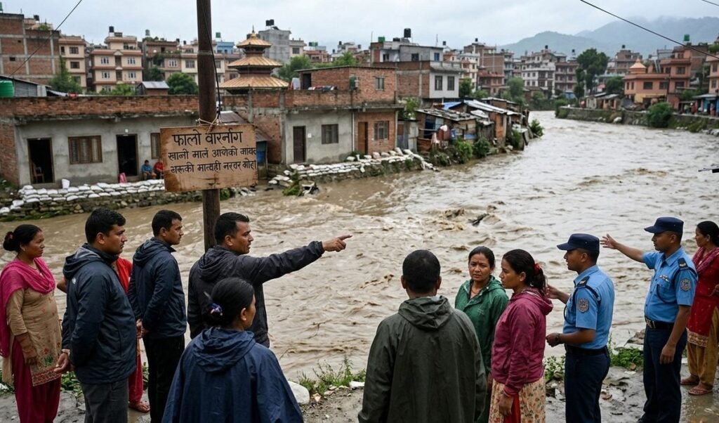 नेपाल में भारी बारिश से तीन नदियां उफान पर, निचले इलाकों में अलर्ट नेपाल में भारी बारिश से तीन नदियां उफान पर, निचले इलाकों में अलर्ट
