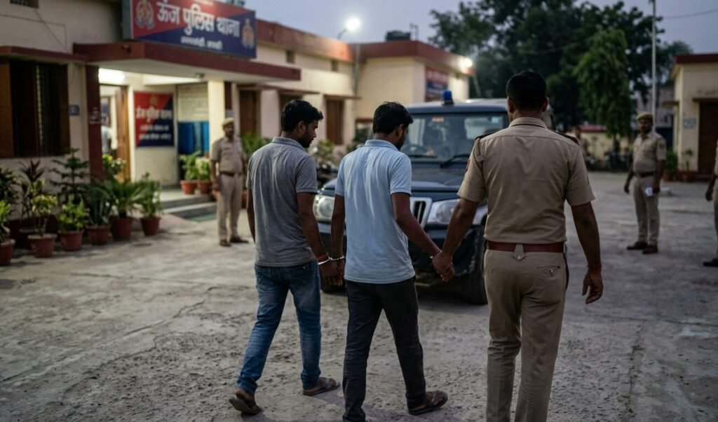 भदोही में सीएमएस की हत्या की साजिश रचने वाले दो संविदा स्वास्थ्यकर्मी गिरफ्तार भदोही में सीएमएस की हत्या की साजिश रचने वाले दो संविदा स्वास्थ्यकर्मी गिरफ्तार