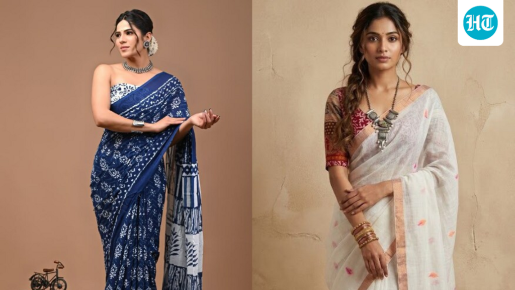 8 Best sarees for Diwali celebrations to shop during Amazon Great Indian Festival 8 Best sarees for Diwali celebrations to shop during Amazon Great Indian Festival