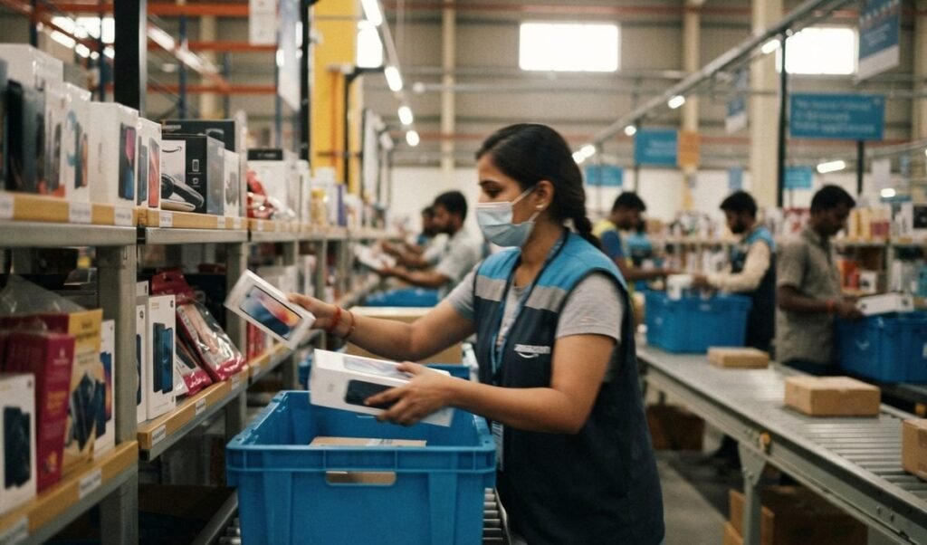 Amazon Great Indian Festival: शुरुआती दौर में मिले दोगुने से ज्यादा ऑर्डर Amazon Great Indian Festival: शुरुआती दौर में मिले दोगुने से ज्यादा ऑर्डर