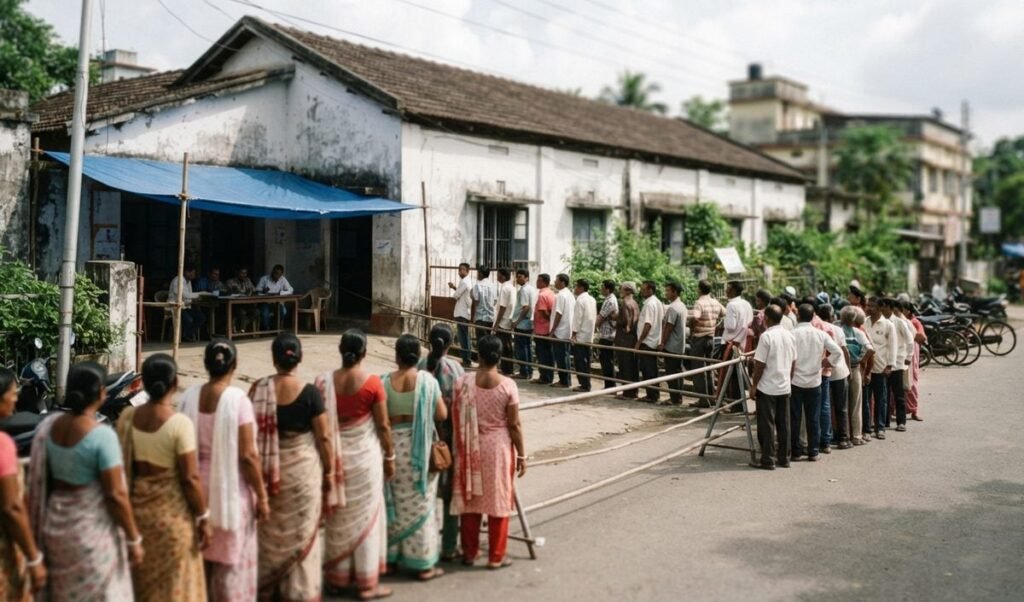 Assam की Nagaon Lok Sabha seat पर उपचुनाव के लिए वोटिंग जारी, 15 प्रत्याशी मैदान में Assam की Nagaon Lok Sabha seat पर उपचुनाव के लिए वोटिंग जारी, 15 प्रत्याशी मैदान में
