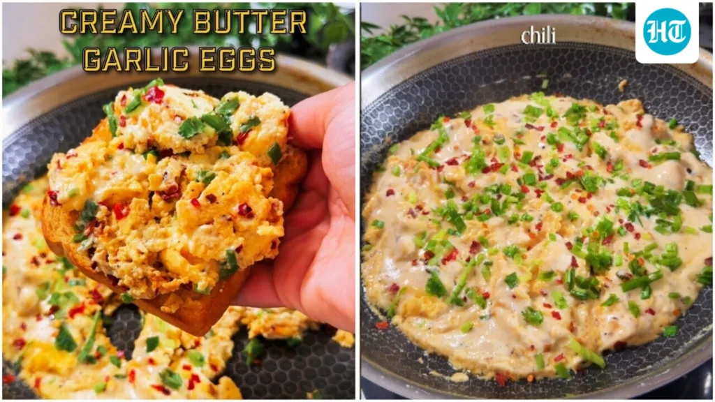 Boiled meets scrambled: Try this high-protein creamy butter garlic eggs recipe for breakfast Boiled meets scrambled: Try this high-protein creamy butter garlic eggs recipe for breakfast