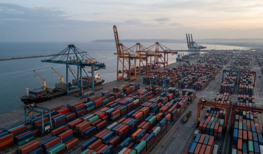 DP World भारत में करेगी 5 अरब डॉलर तक का अतिरिक्त निवेश, बुनियादी ढांचे पर जोर DP World भारत में करेगी 5 अरब डॉलर तक का अतिरिक्त निवेश, बुनियादी ढांचे पर जोर