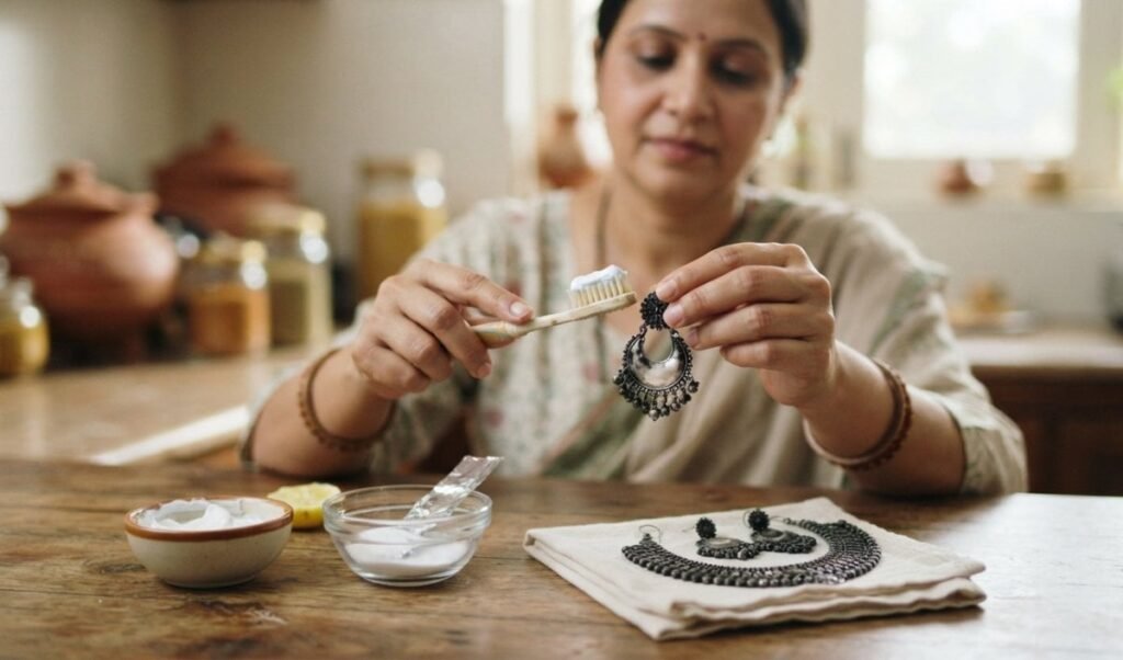 Dandiya Night से पहले काली पड़ी Oxidised Jewellery चमकाने के आसान घरेलू नुस्खे