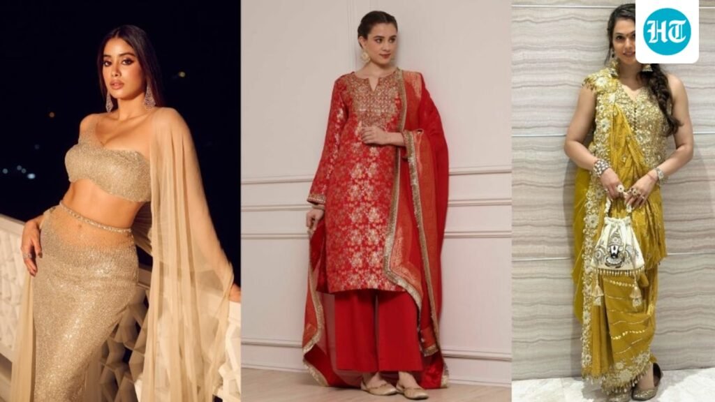 Diwali party fashion decoded: How to embrace bold colours, statement jewellery and maximalist festive looks without a lehenga Diwali party fashion decoded: How to embrace bold colours, statement jewellery and maximalist festive looks without a lehenga