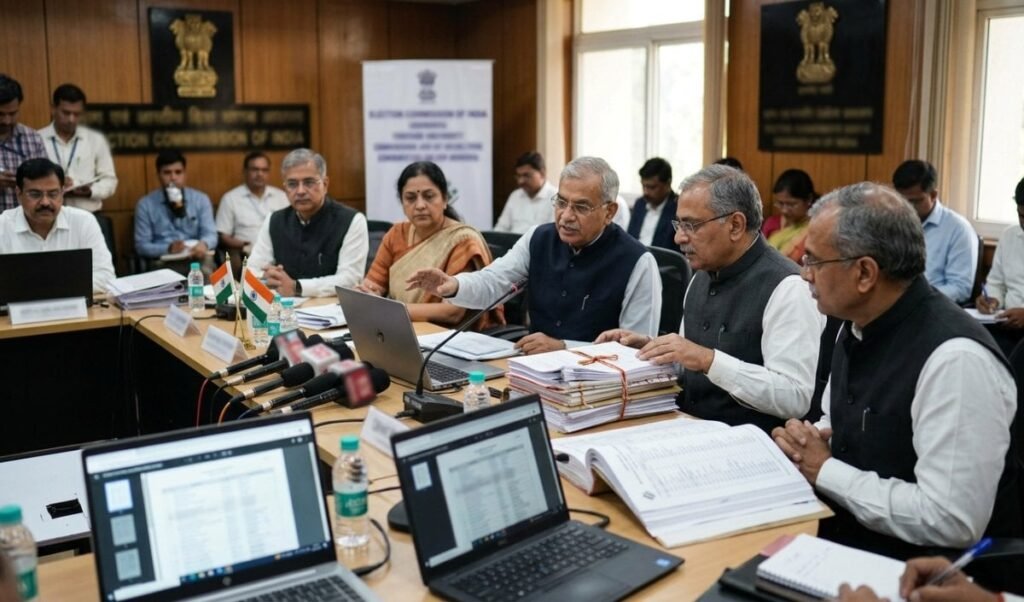 ECI ने 17 राज्यों में शुरू किया SSR, दलों को मिलेगी वोटर लिस्ट की आसान PDF ECI ने 17 राज्यों में शुरू किया SSR, दलों को मिलेगी वोटर लिस्ट की आसान PDF