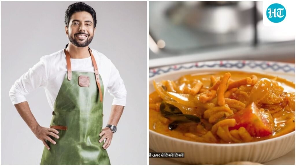 Easy weeknight dinner idea: Try chef Ranveer Brar’s flavour-packed recipe for Rajasthani sev ki sabzi that comes together in 10 minutes Easy weeknight dinner idea: Try chef Ranveer Brar’s flavour-packed recipe for Rajasthani sev ki sabzi that comes together in 10 minutes