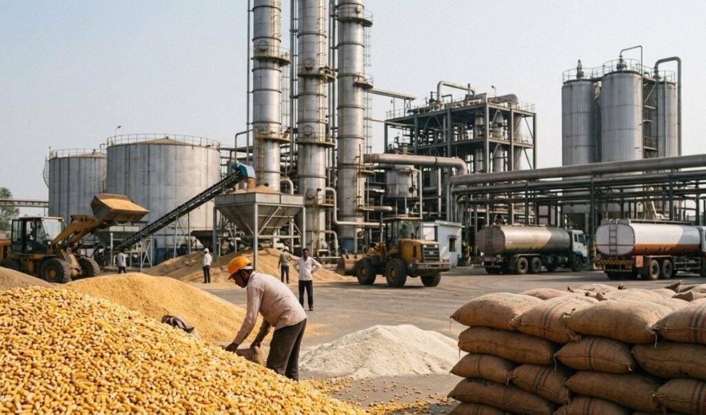 Ethanol Tender: 2026-27 में चीनी से एथनॉल खरीद पर रोक, मक्के पर दर घटाई Ethanol Tender: 2026-27 में चीनी से एथनॉल खरीद पर रोक, मक्के पर दर घटाई