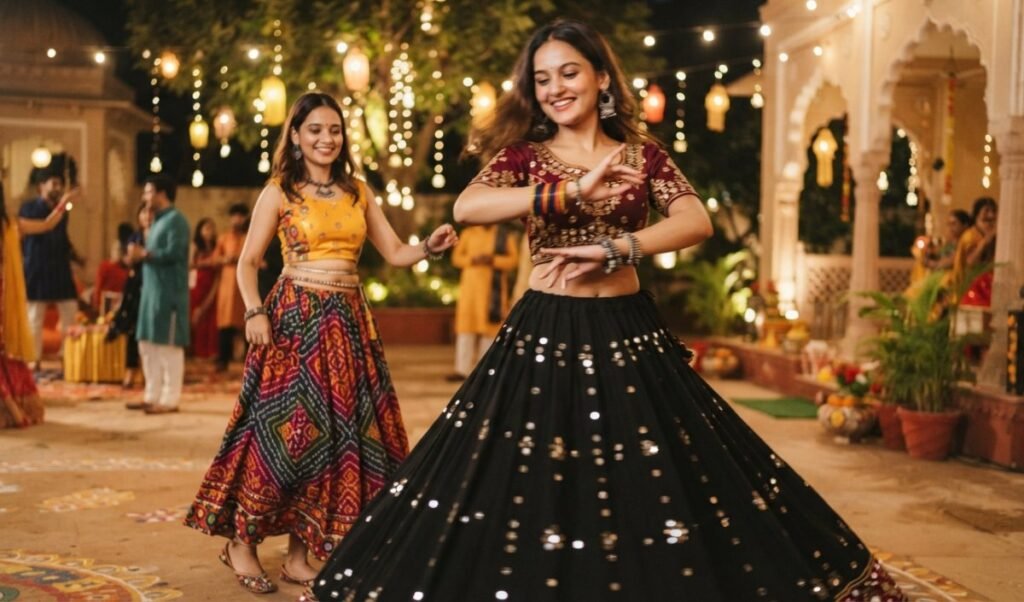 Garba Look: चनिया-चोली नहीं है तो Skirt और Crop Top से ऐसे पाएं परफेक्ट एथनिक लुक Garba Look: चनिया-चोली नहीं है तो Skirt और Crop Top से ऐसे पाएं परफेक्ट एथनिक लुक
