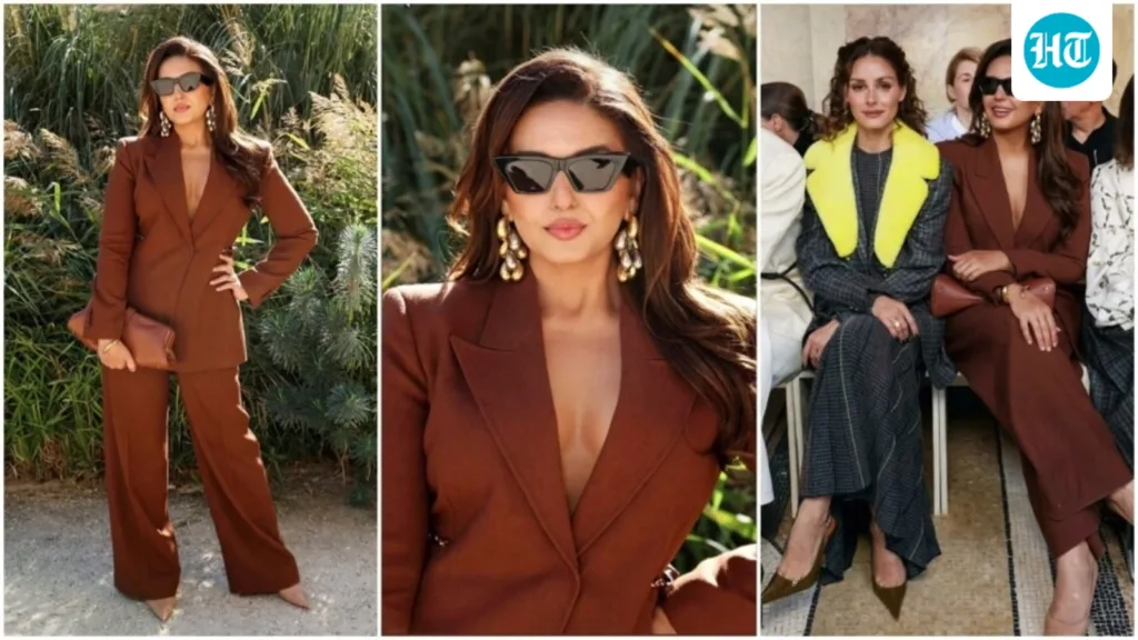 Huma Qureshi proves brown is the new black at Paris Fashion Week: Here’s how to steal her front row pantsuit look