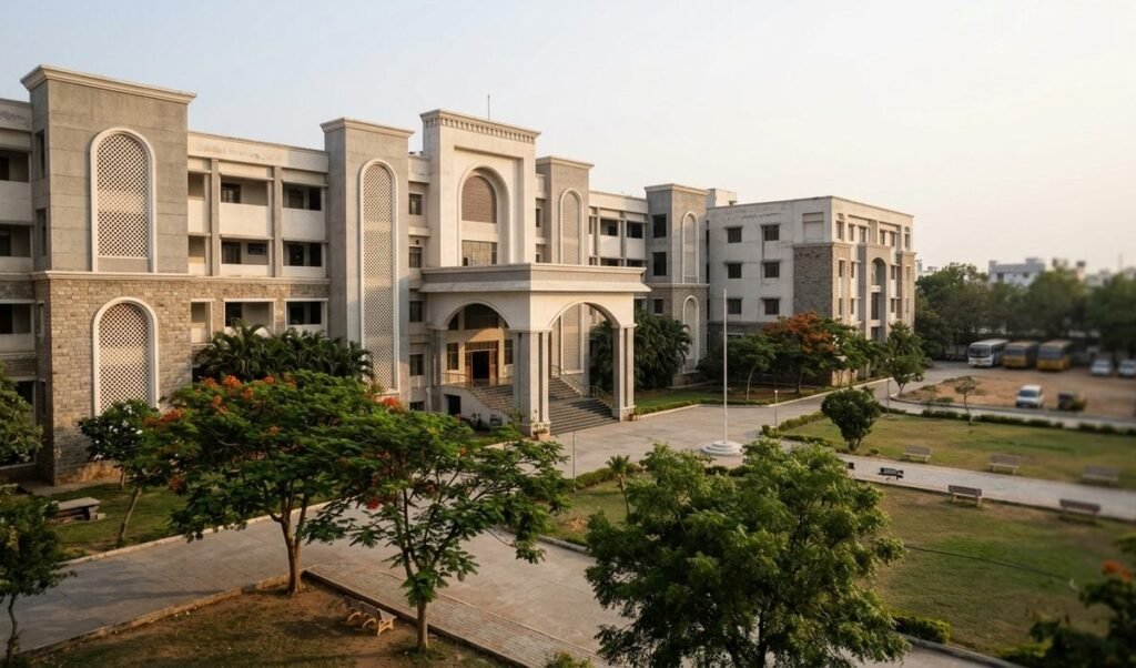 Hyderabad के कॉलेज में डांडिया उत्सव के दौरान सजावटी गेट गिरने से छात्रा की जान गई Hyderabad के कॉलेज में डांडिया उत्सव के दौरान सजावटी गेट गिरने से छात्रा की जान गई