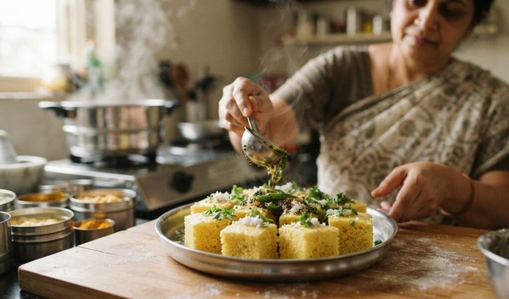 Instant Dhokla Recipe: बिना खमीर 10 मिनट में घर पर बनाएं बाजार जैसा स्पंजी ढोकला Instant Dhokla Recipe: बिना खमीर 10 मिनट में घर पर बनाएं बाजार जैसा स्पंजी ढोकला