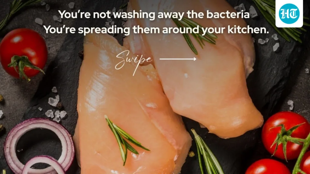 Is washing raw chicken before cooking a health risk? Delhi cardiologist Dr Alok Chopra warns it can make your kitchen dangerously dirty