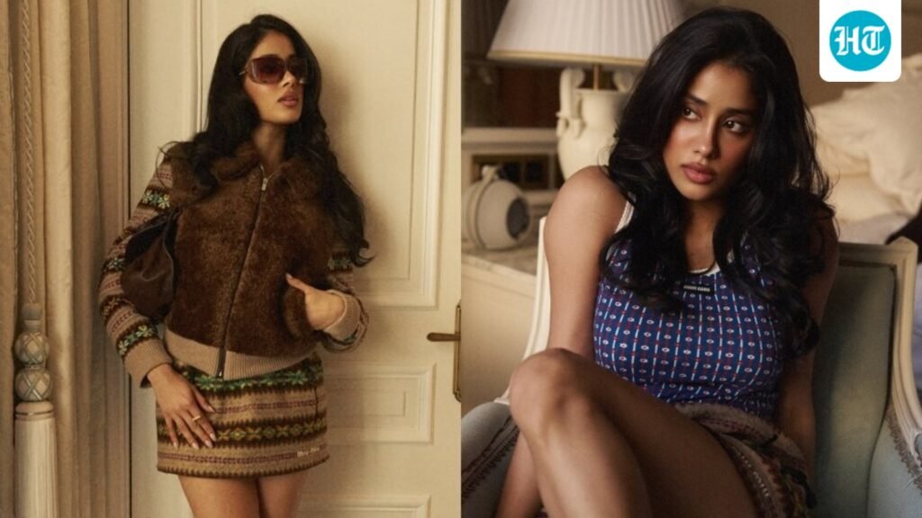 Janhvi Kapoor brings her star power to Paris Fashion Week as she embraces fall in a stylish look for Miu Miu showcase Janhvi Kapoor brings her star power to Paris Fashion Week as she embraces fall in a stylish look for Miu Miu showcase