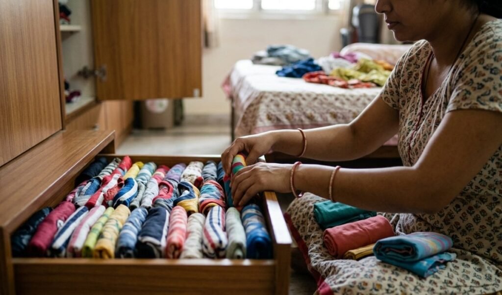 KonMari Method से कपड़े तह करने पर अलमारी और Drawer में मिलेगी भरपूर जगह