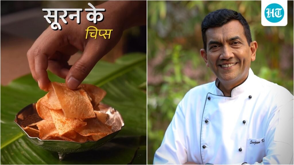 Navratri 2026: Craving something crunchy during fasting? Try Chef Sanjeev Kapoor’s easy suran chips recipe