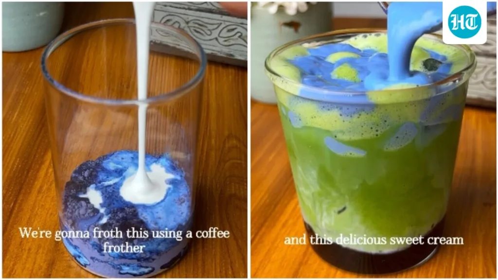 Not a fan of coffee? This homemade blueberry matcha recipe topped with a luscious blue pea sweet cream is perfect for matcha maniacs Not a fan of coffee? This homemade blueberry matcha recipe topped with a luscious blue pea sweet cream is perfect for matcha maniacs