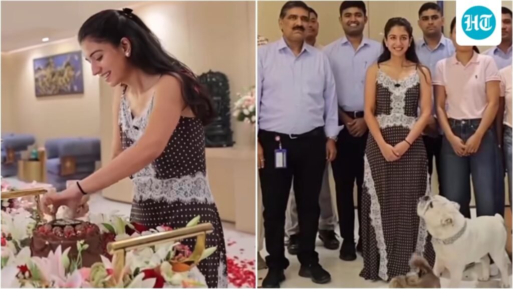 Radhika Merchant’s ₹29,700 birthday outfit perfectly blends polka dots and delicate lace for an elegant celebration Radhika Merchant’s ₹29,700 birthday outfit perfectly blends polka dots and delicate lace for an elegant celebration