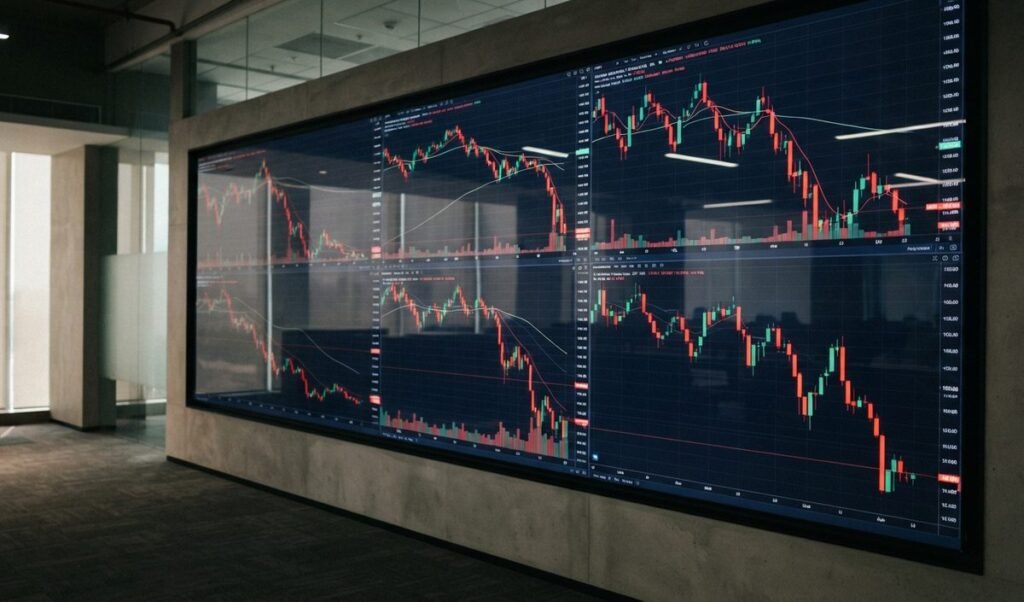 Sensex 571 अंक टूटकर 71,910 पर बंद, Nifty 22,422 पर फिसला Sensex 571 अंक टूटकर 71,910 पर बंद, Nifty 22,422 पर फिसला
