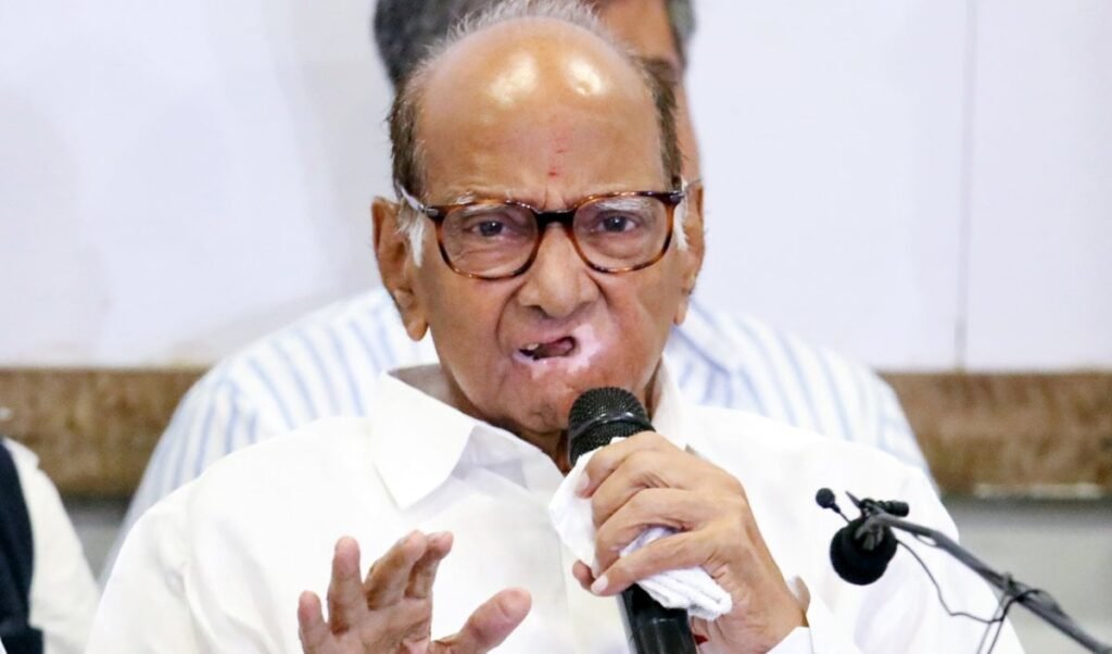 Sharad Pawar बोले, Maharashtra में Drought पीड़ितों की मदद करना NCP SP की सर्वोच्च प्राथमिकता Sharad Pawar बोले, Maharashtra में Drought पीड़ितों की मदद करना NCP SP की सर्वोच्च प्राथमिकता