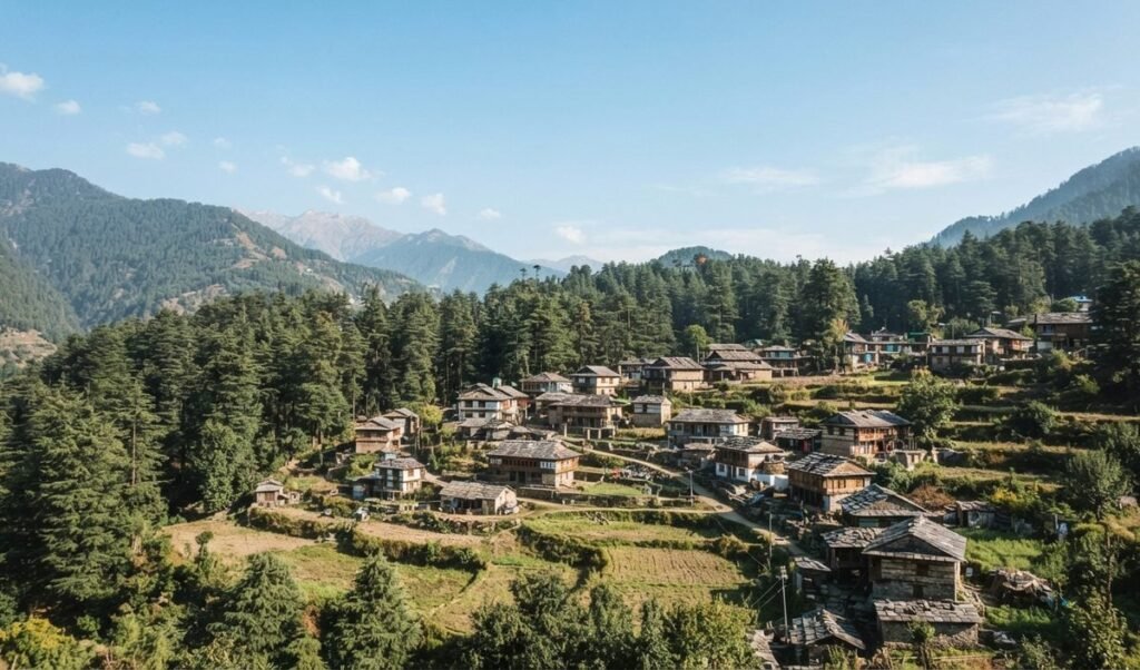 Shimla के धार गांव में भीषण आग, पांच मकान जलकर राख Shimla के धार गांव में भीषण आग, पांच मकान जलकर राख