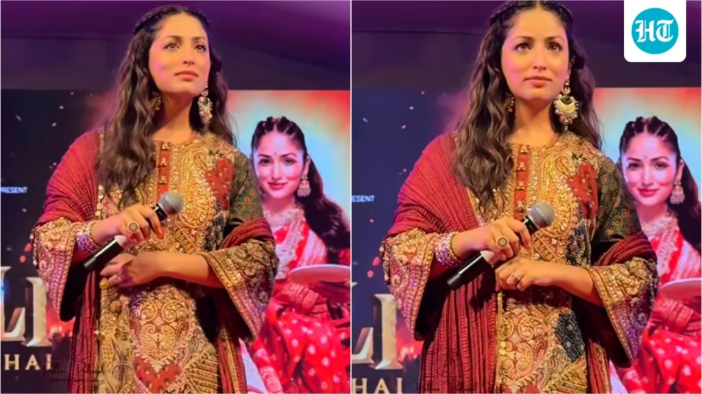 Yami Gautam serves Navratri fashion goals in embroidered kurta set with red dupatta for Nayyi Navelli promotions: Her outfit costs over ₹1 lakh Yami Gautam serves Navratri fashion goals in embroidered kurta set with red dupatta for Nayyi Navelli promotions: Her outfit costs over ₹1 lakh