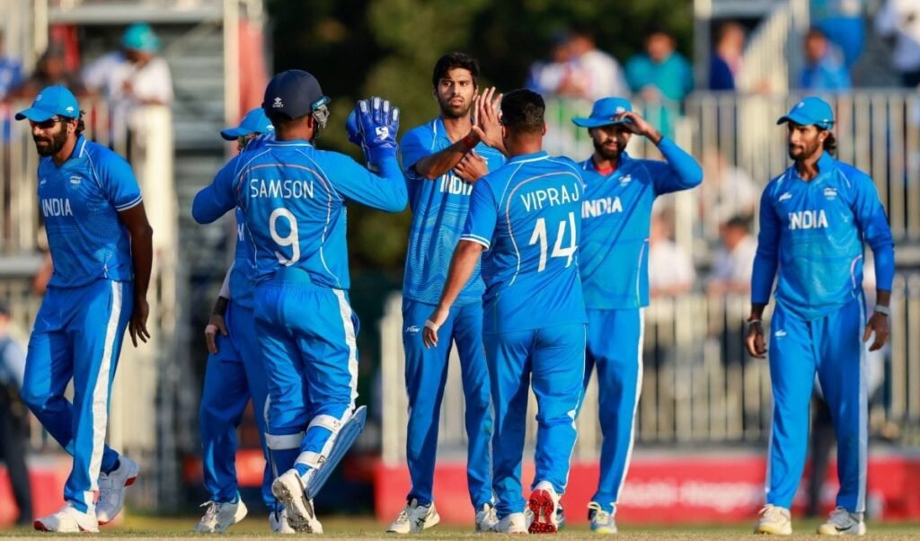 abhishek sharma and tilak varma guide india to asian games cricket gold