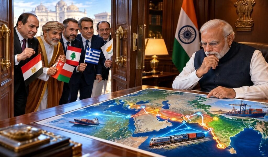 imec india middle east europe corridor expansion oman egypt greece cyprus