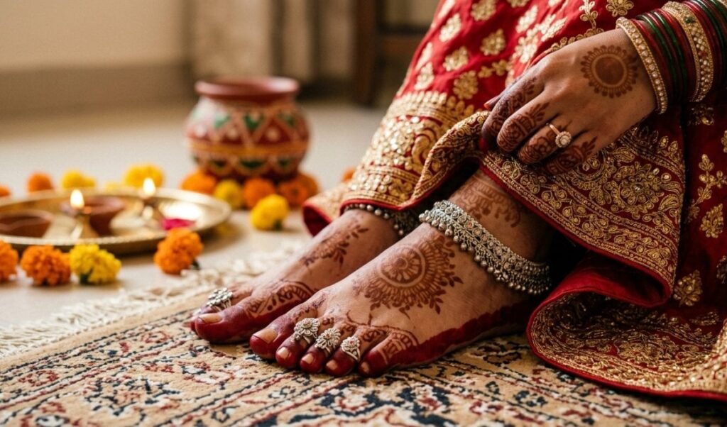 karwa chauth 2026 five beautiful toe ring designs for new brides karwa chauth 2026 five beautiful toe ring designs for new brides